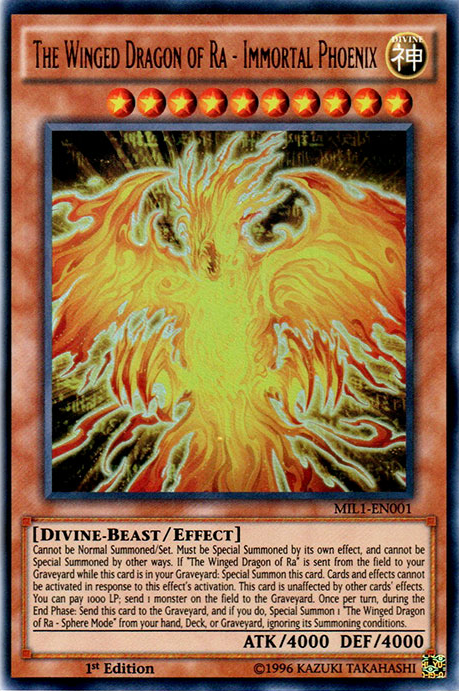 winged dragon yugioh card The Winged Dragon of Ra