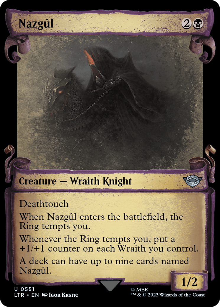 Nazgul (0551) [The Lord of the Rings: Tales of Middle-Earth Showcase S –  Dungeons & Javas