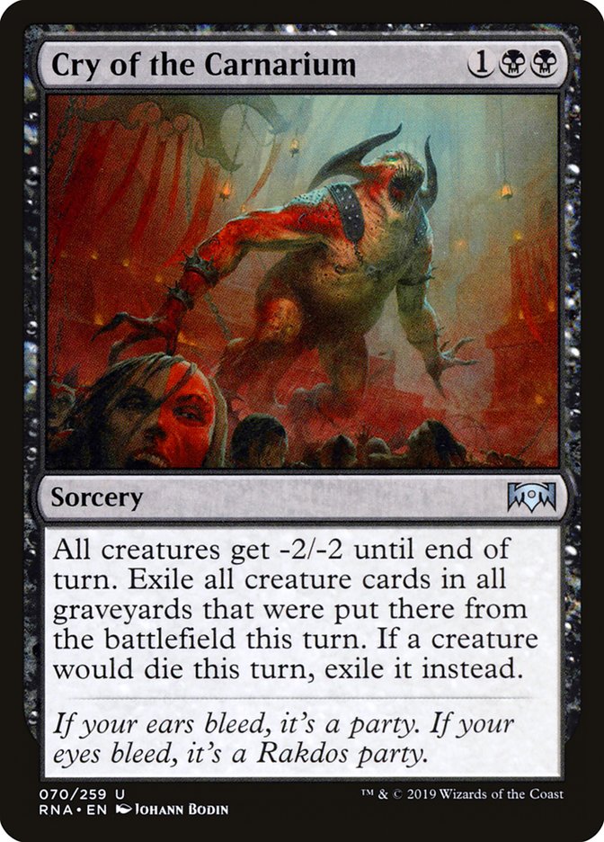 Cry of the Carnarium [Ravnica Allegiance] – Dungeons & Javas