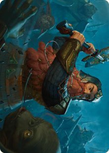 Gimli, Counter of Kills Art Card (10/81) [The Lord of the Rings: Tales of Middle-earth Art Series]