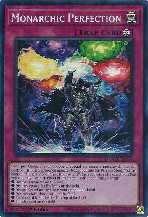 Monarchic Perfection [DUAD-EN076] Super Rare