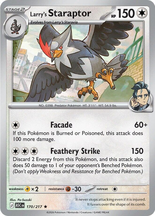 Larry's Staraptor (170/217) [Mega Evolution: Ascended Heroes]
