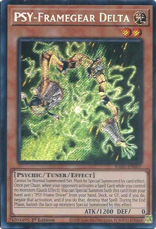 PSY-Framegear Delta (Secret Rare) [RA05-EN007] Secret Rare