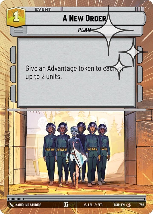 A New Order (766) (Hyperspace Foil) (766) [Ashes of the Empire]