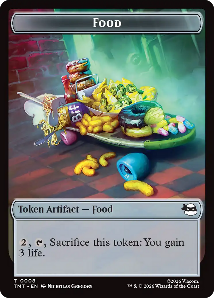 Insect Warrior // Food Double-Sided Token [Teenage Mutant Ninja Turtles Tokens]