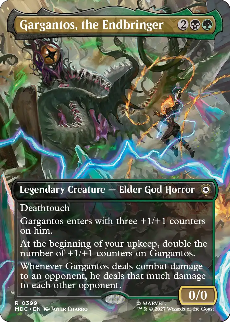Gargantos, the Endbringer (Borderless) [Marvel: Darkhold Destiny Commander]