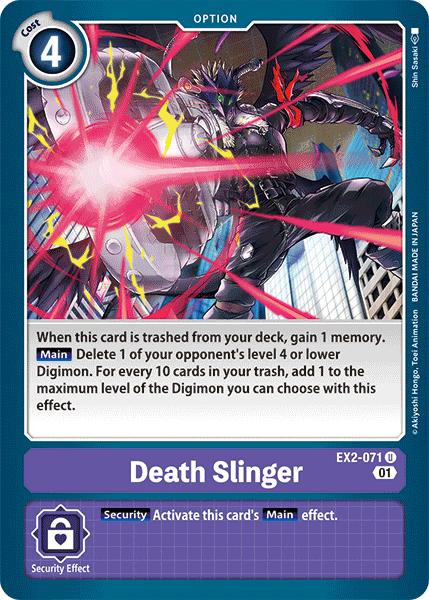 Death Slinger [EX2-071] [Digital Hazard]