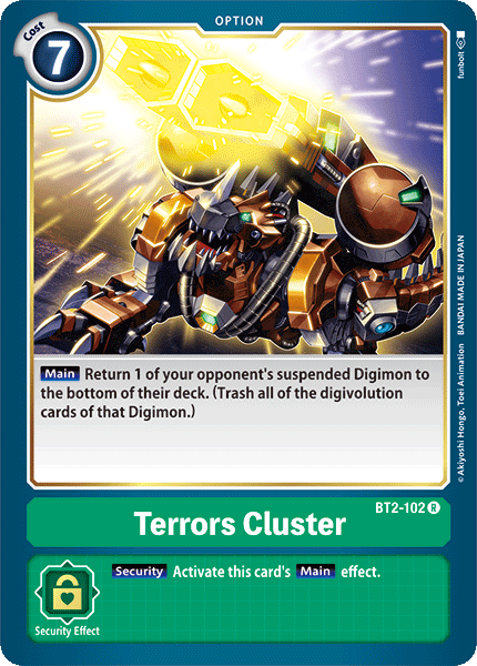 Terrors Cluster [BT2-102] [Release Special Booster Ver.1.0]