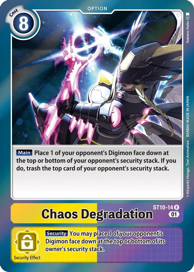 Chaos Degradation [ST10-14] [Starter Deck: Parallel World Tactician]