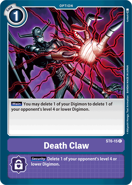Death Claw [ST6-15] [Starter Deck: Venomous Violet]