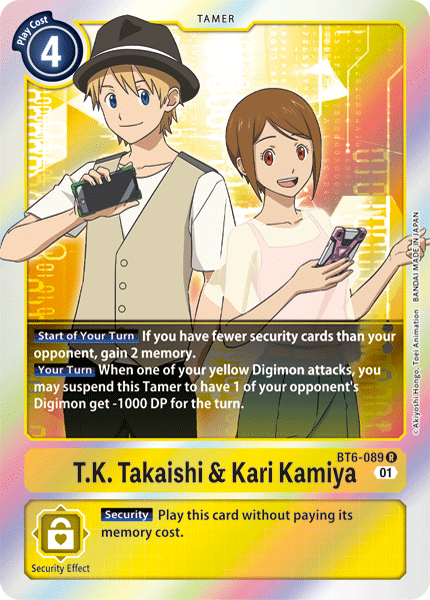 T.K. Takaishi & Kari Kamiya [BT6-089] [Double Diamond]
