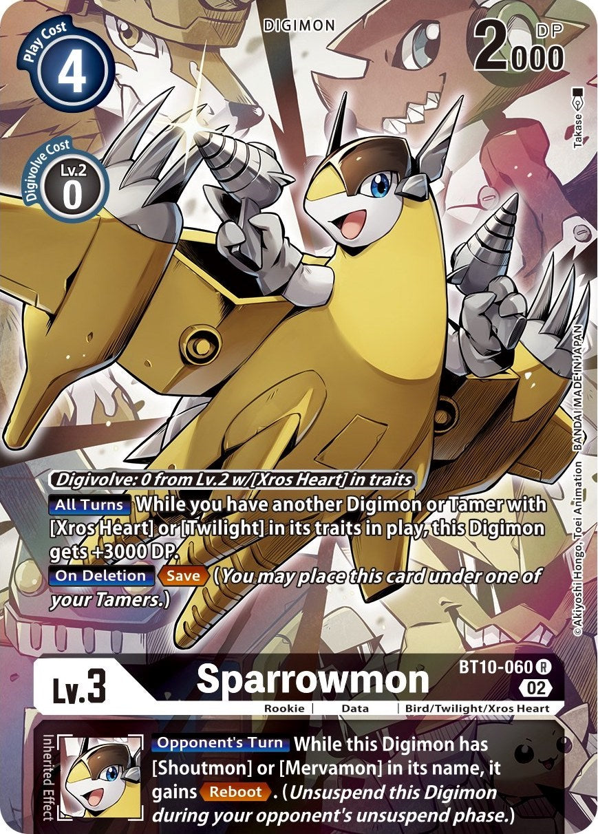 Sparrowmon [BT10-060] (Alternate Art) [Xros Encounter]