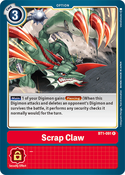 Scrap Claw [BT1-091] [Release Special Booster Ver.1.5]