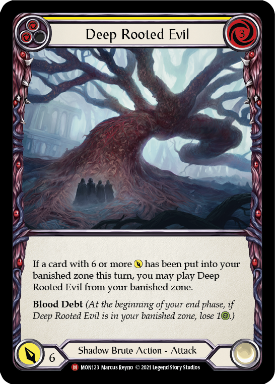 Deep Rooted Evil [MON123] (Monarch)  1st Edition Normal