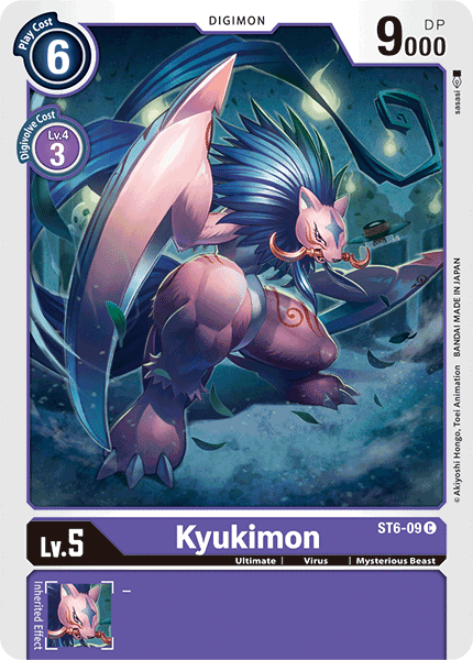 Kyukimon [ST6-09] [Starter Deck: Venomous Violet]