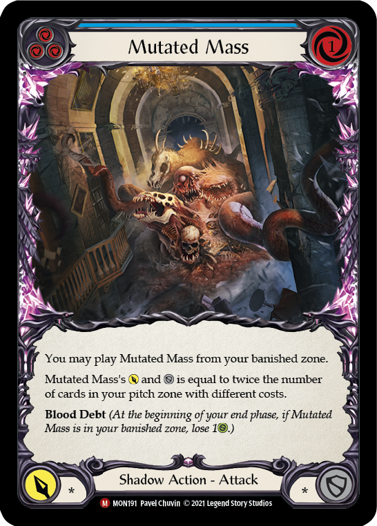 Mutated Mass [MON191] (Monarch)  1st Edition Normal