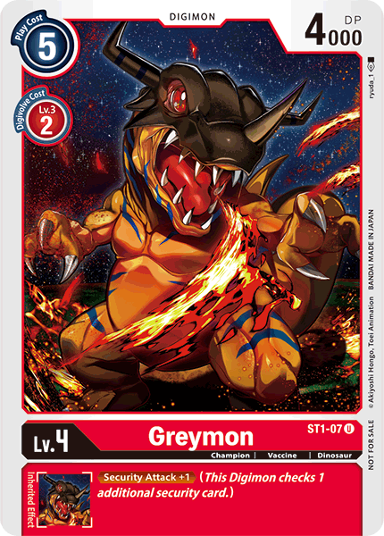 Greymon [ST1-07] (Alternate Art) [Starter Deck: Gaia Red]