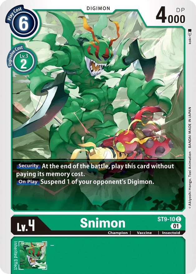 Snimon [ST9-10] [Starter Deck: Ultimate Ancient Dragon]