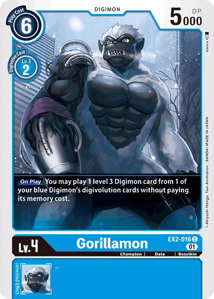 Gorillamon [EX2-016] [Digital Hazard]