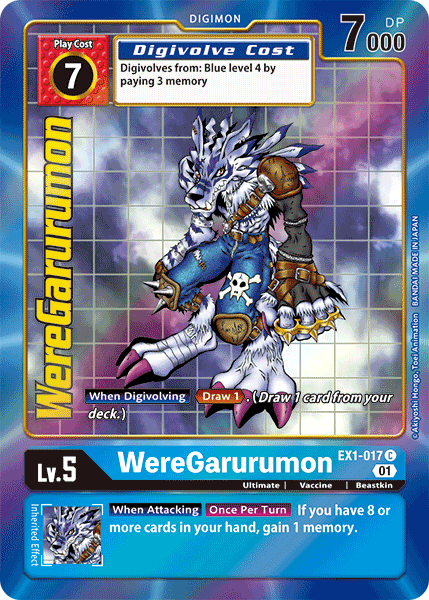 WereGarurumon [EX1-017] (Alternate Art) [Classic Collection]