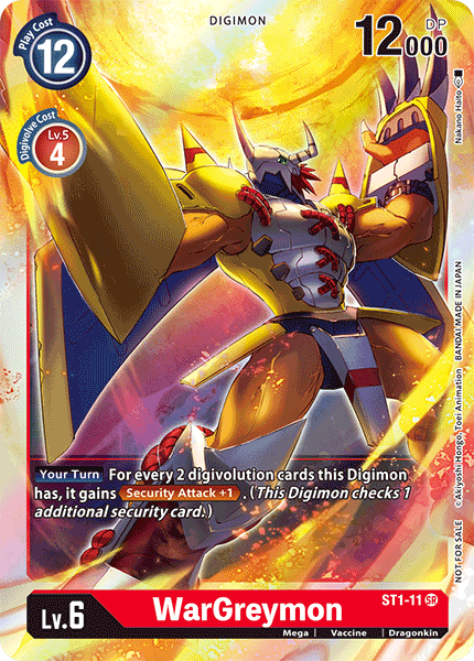 WarGreymon [ST1-11] (Event Pack) [Starter Deck: Gaia Red Promos]