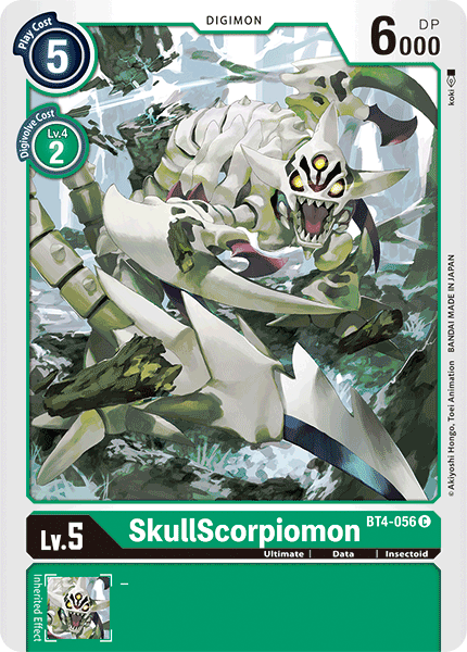 SkullScorpiomon [BT4-056] [Great Legend]