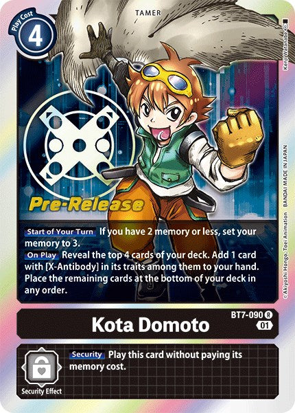 Kota Domoto [BT7-090] [Next Adventure Pre-Release Cards]