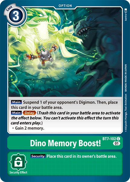 Dino Memory Boost! [BT7-102] [Next Adventure]