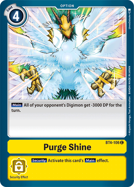 Purge Shine [BT4-106] [Great Legend]
