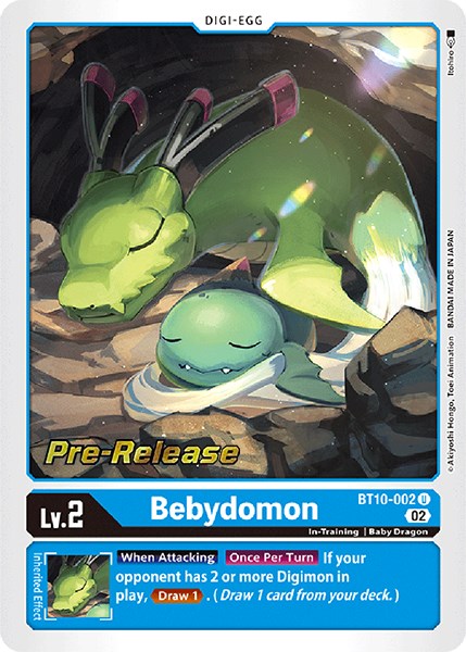 Bebydomon [BT10-002] [Xros Encounter Pre-Release Cards]