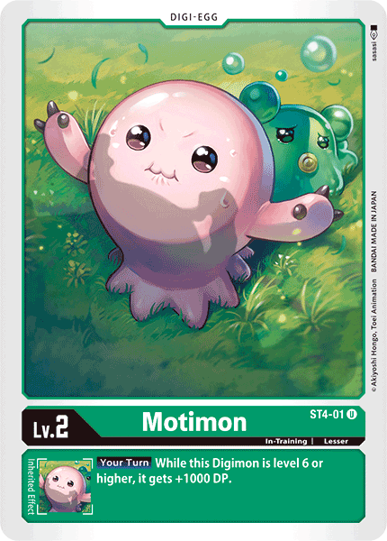 Motimon [ST4-01] [Starter Deck: Giga Green]